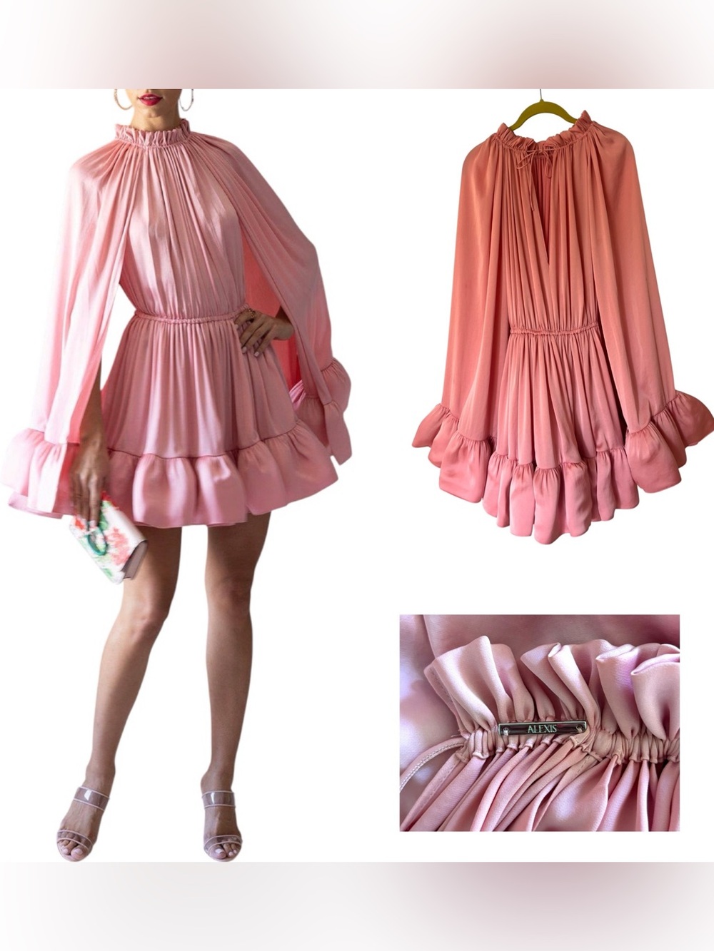 Alexis Lynda Cape Dress - Picture 1 of 5